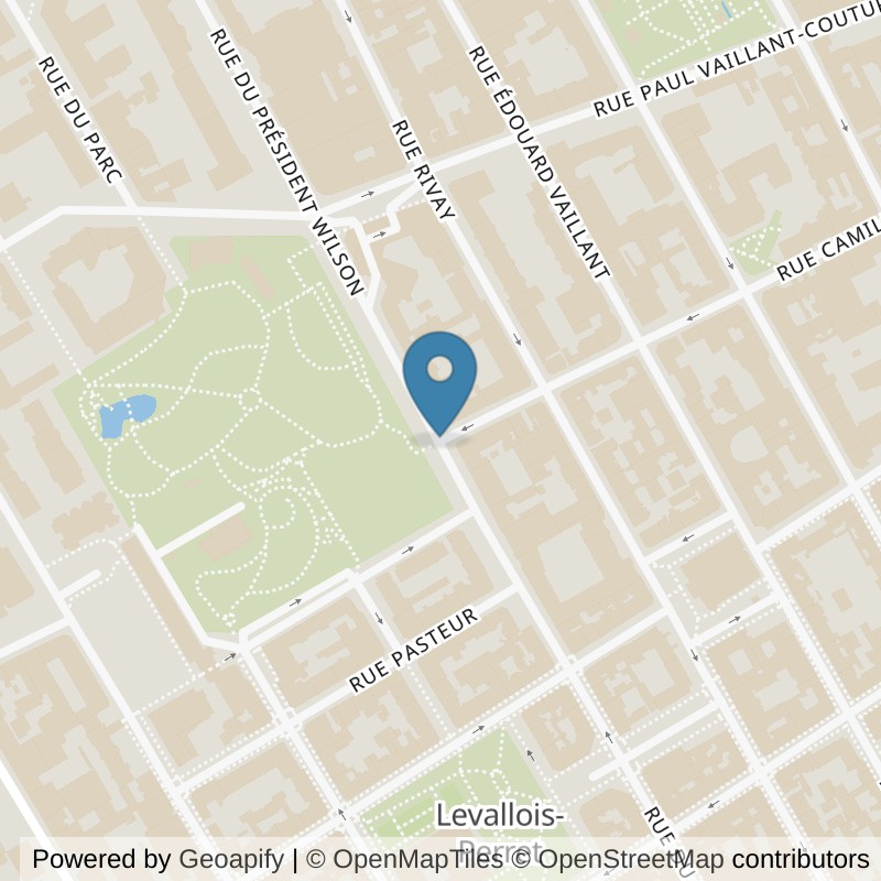 Map: location of Keepcool Levallois in Paris