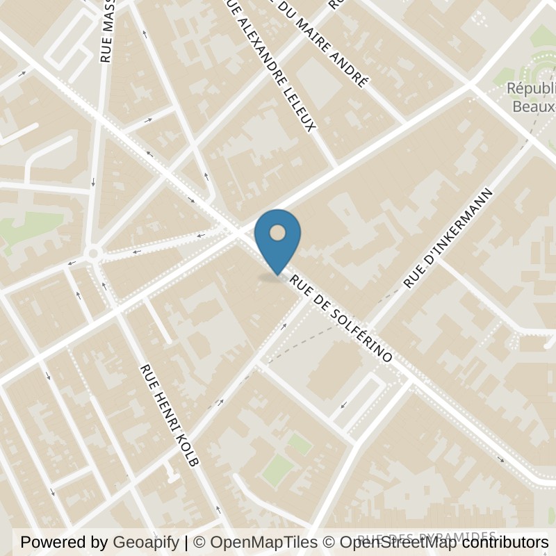 Map: location of Keepcool Lille Solferino in Lille
