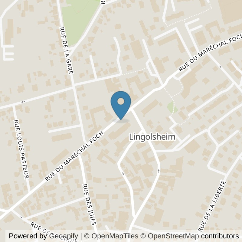 Map: location of Keepcool Lingolsheim in Strasbourg