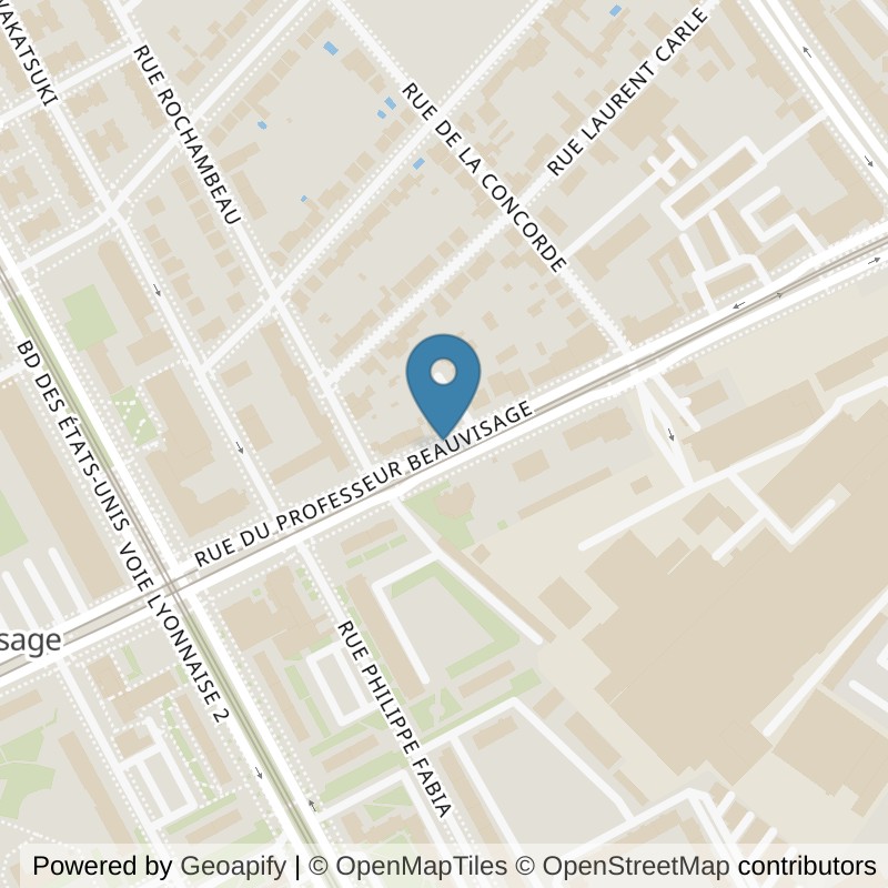 Map: location of Keepcool Lyon 8 in Lyon