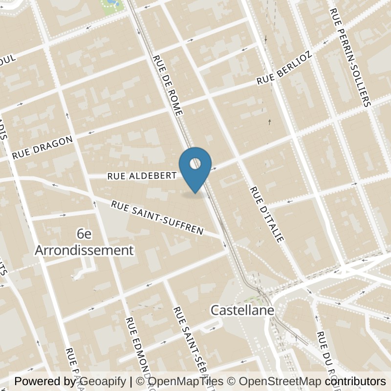 Map: location of Keepcool Marseille Castellane in Marseille