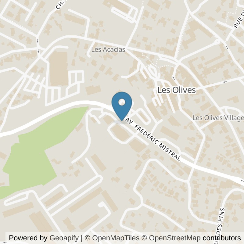 Map: location of Keepcool Marseille Les Olives in Marseille