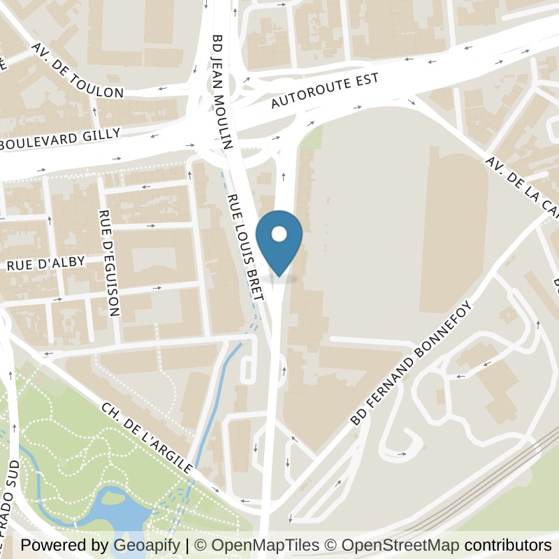 Map: location of Keepcool Marseille Rabatau in Marseille