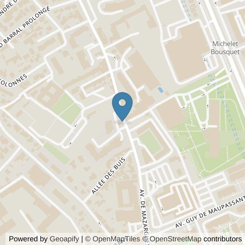 Map: location of Keepcool Marseille Sainte-Anne in Marseille