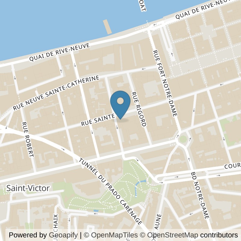 Map: location of Keepcool Marseille Vieux Port in Marseille