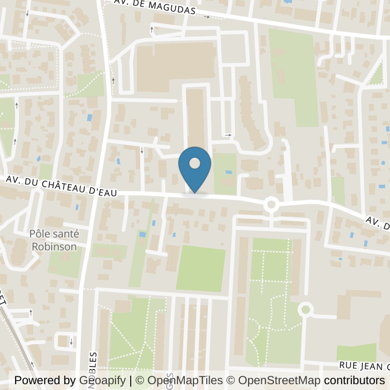 Map: location of Keepcool Merignac Capeyron in Bordeaux