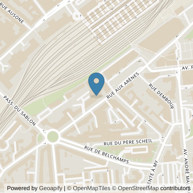 Map: location of Keepcool Metz Gare in Metz
