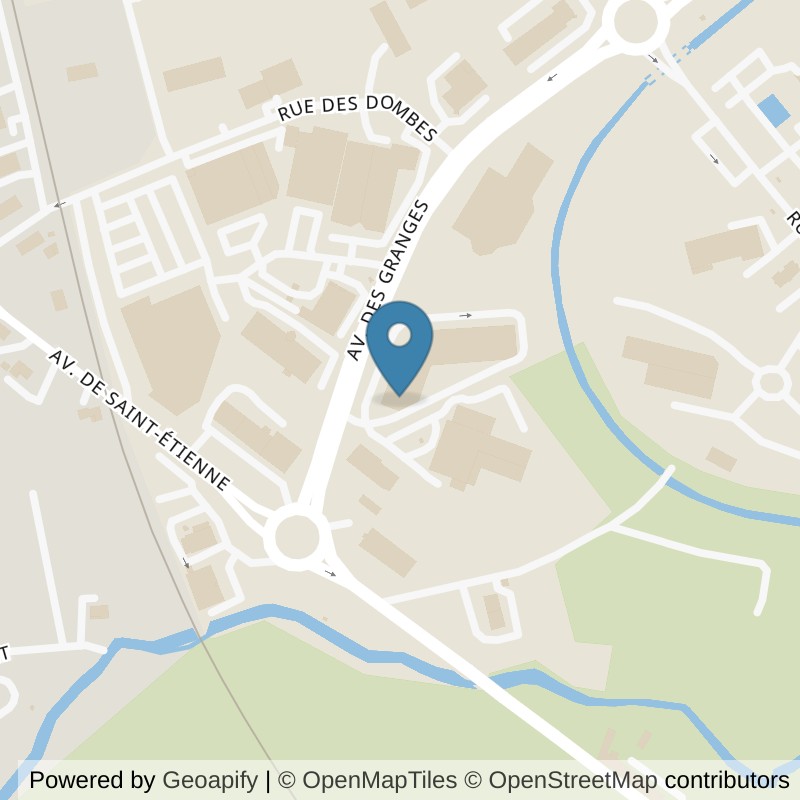 Map: location of Keepcool Montbrison in Montbrison