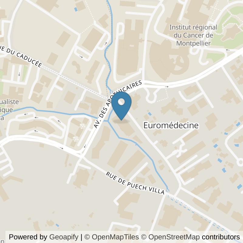 Map: location of Keepcool Montpellier Euromédecine in Montpellier