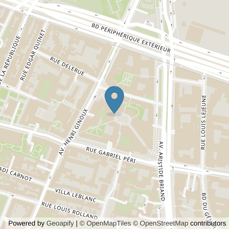 Map: location of Keepcool Montrouge in Paris