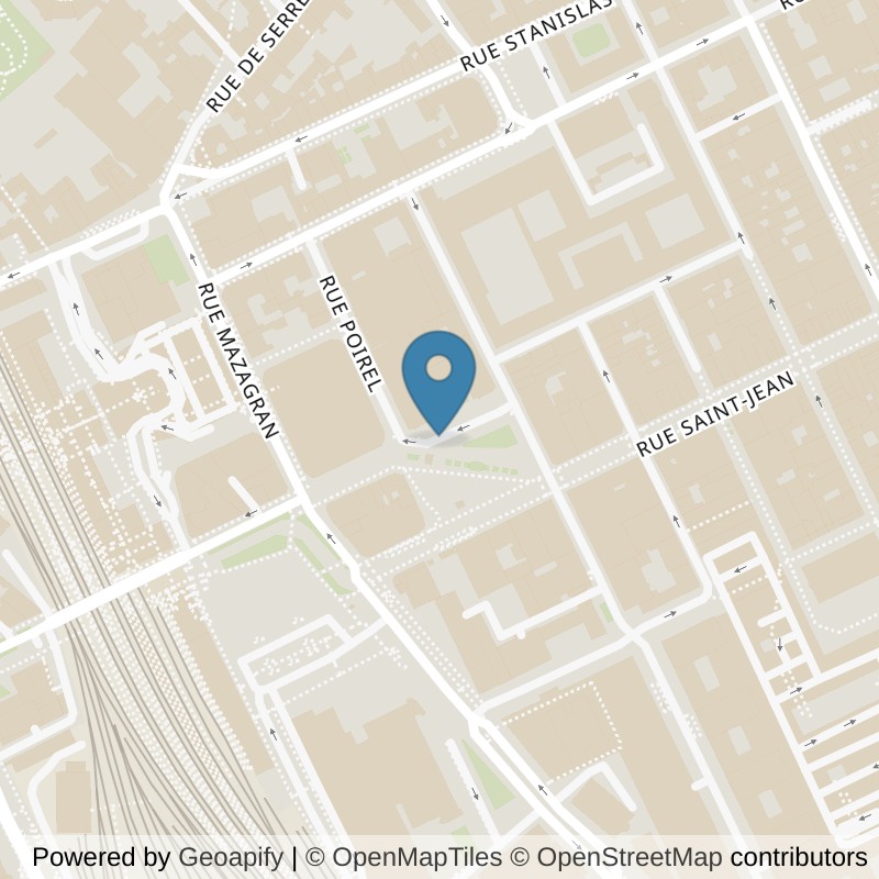 Map: location of Keepcool Nancy Gare in Nancy