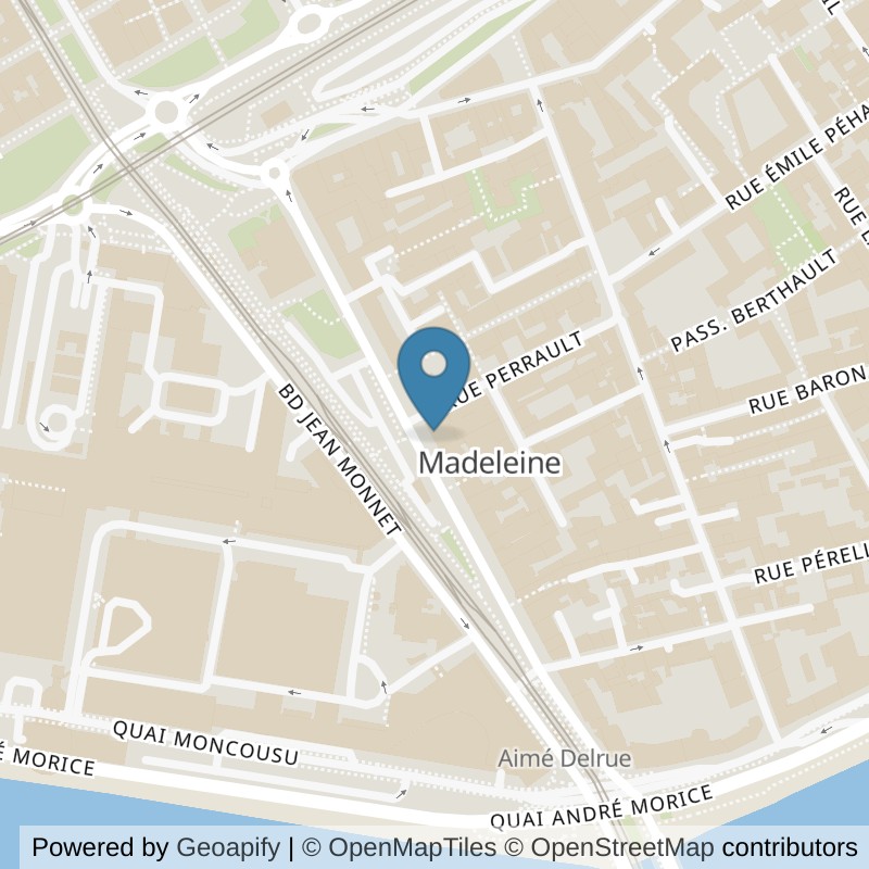 Map: location of Keepcool Nantes Centre Hôtel-Dieu in Nantes