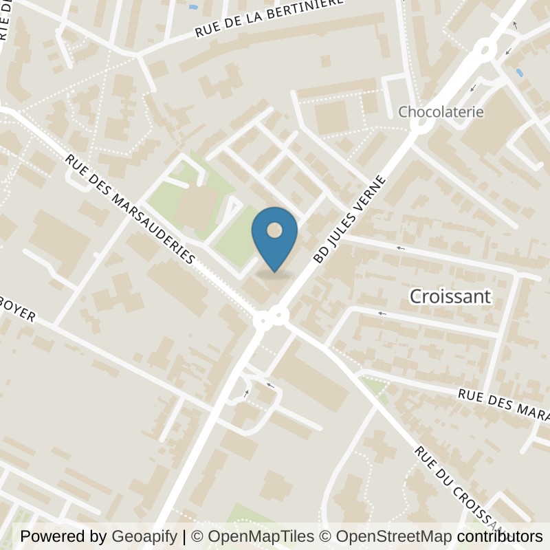 Map: location of Keepcool Nantes Jules Verne in Nantes