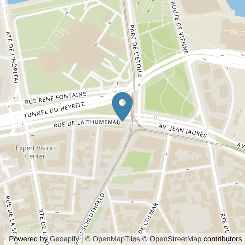 Map: location of Keepcool Neudorf in Strasbourg