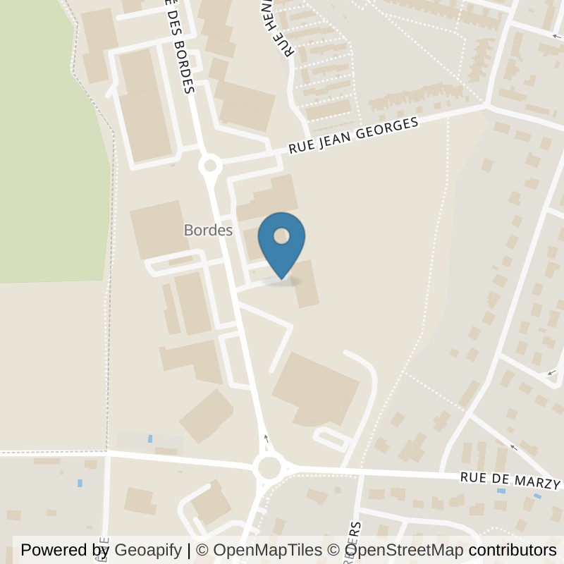 Map: location of Keepcool Nevers in Nevers