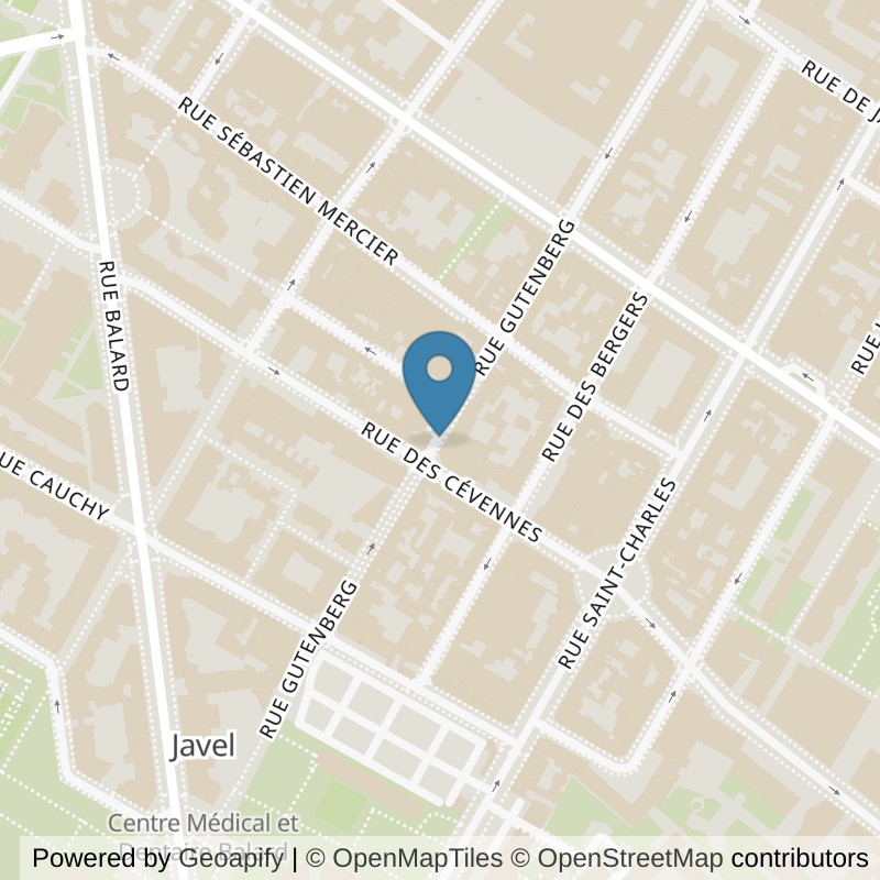 Map: location of Keepcool Paris 15 Convention in Paris