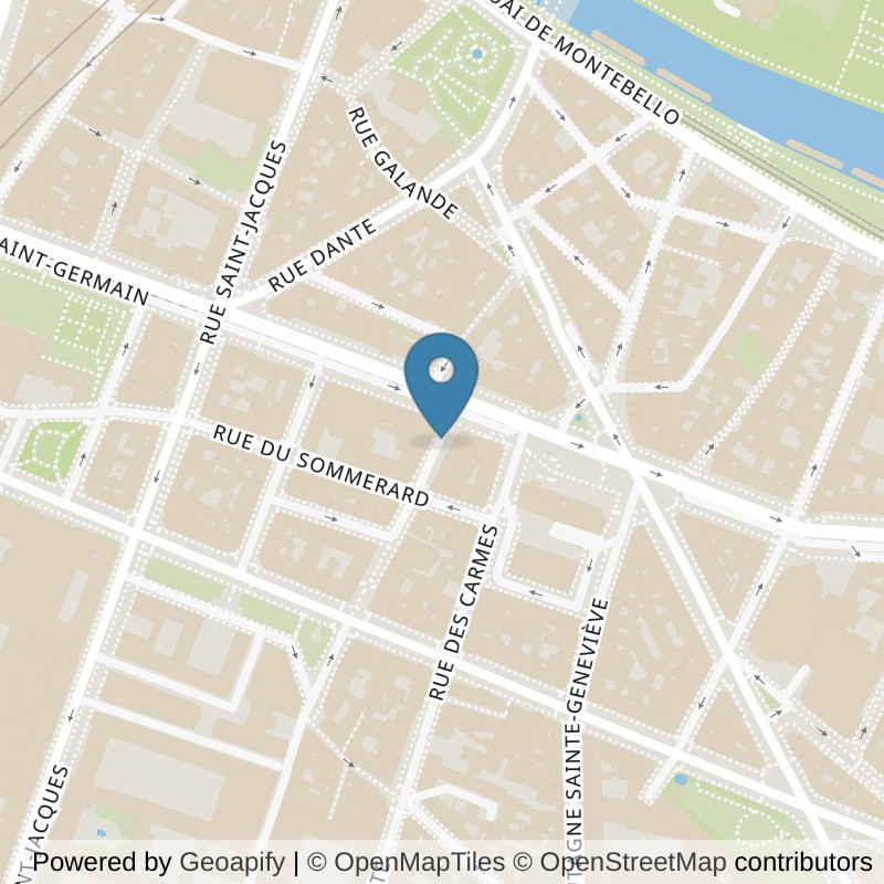 Map: location of Keepcool Paris 5 Saint-Germain in Paris