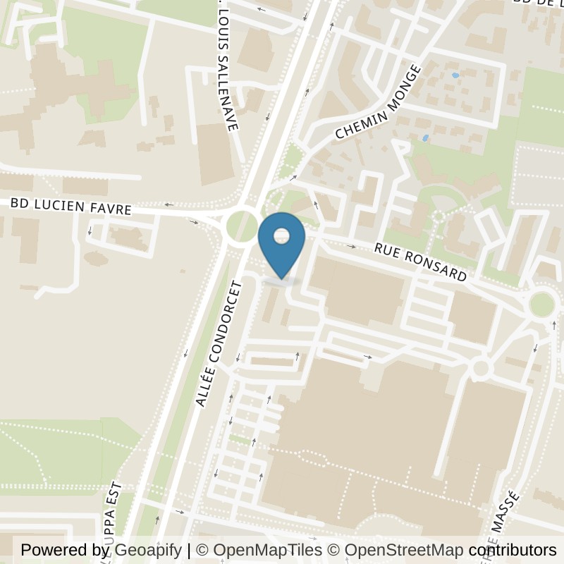 Map: location of Keepcool Pau in Pau