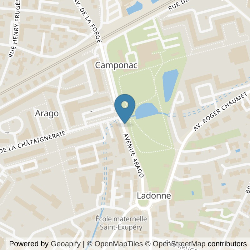 Map: location of Keepcool Pessac in Bordeaux