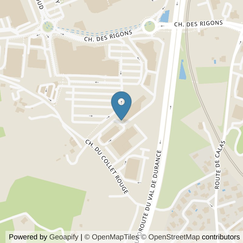 Map: location of Keepcool Plan de campagne Les Pennes in Plan de campagne Les Pennes