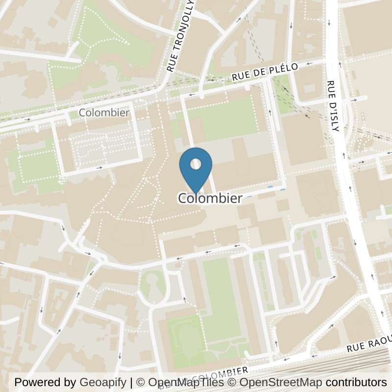 Map: location of Keepcool Rennes Colombier in Rennes Colombier