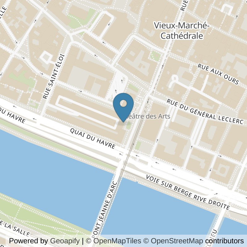 Map: location of Keepcool Rouen Centre in Rouen