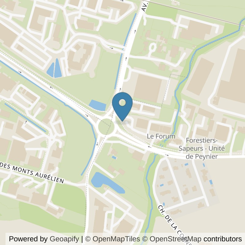 Map: location of Keepcool Rousset Peynier in Aix en Provence