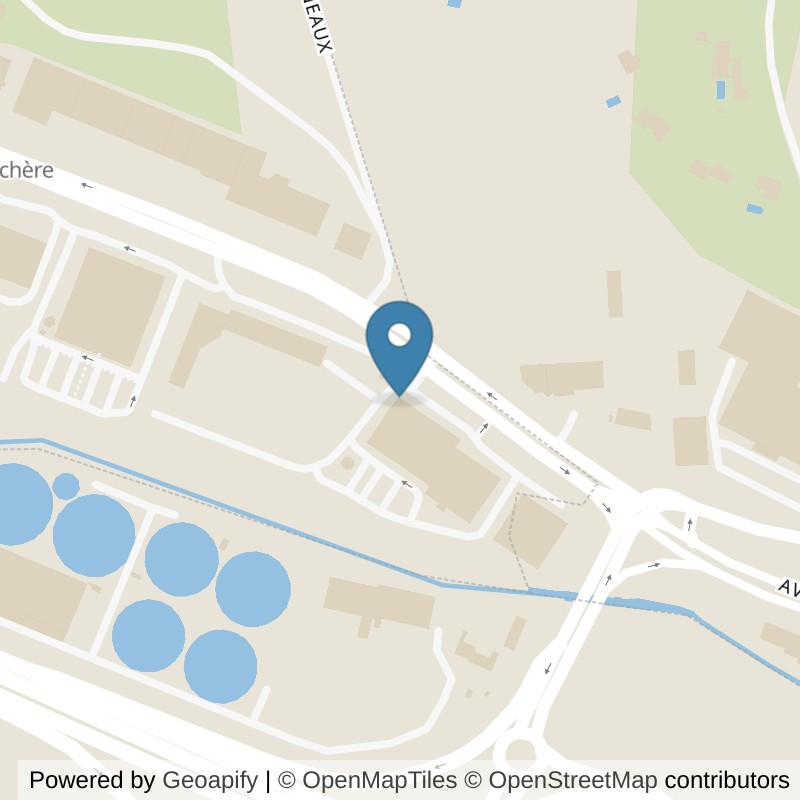 Map: location of Keepcool Saint-Etienne La Fouillouse in Saint-Etienne