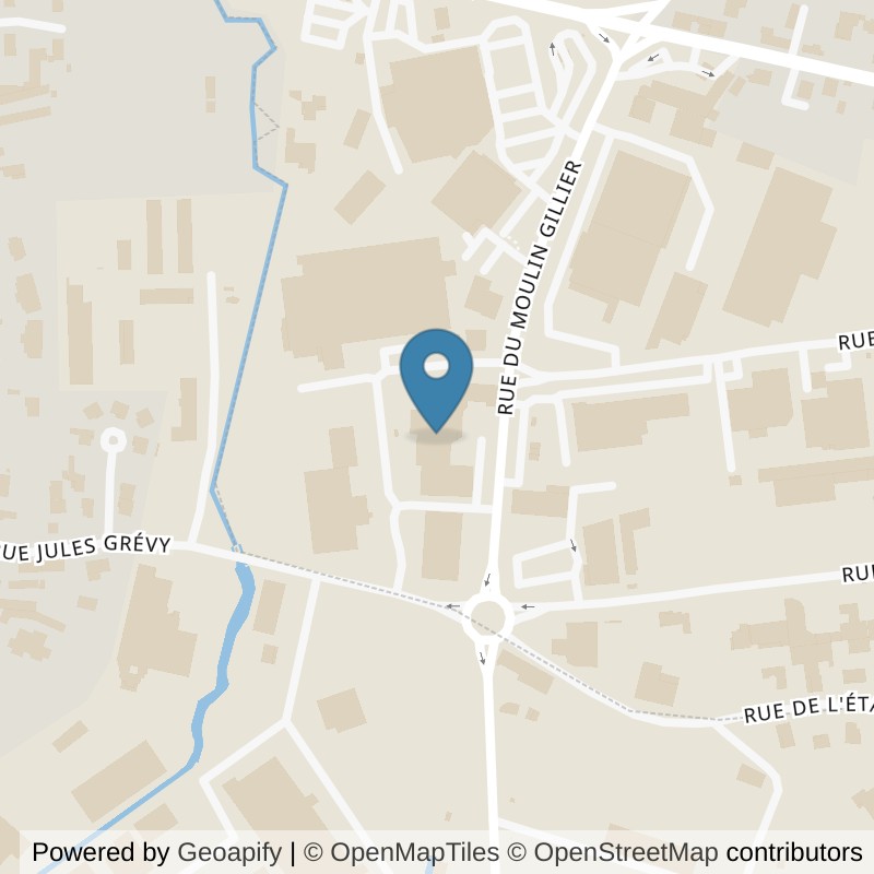 Map: location of Keepcool Sorbiers in Saint-Etienne