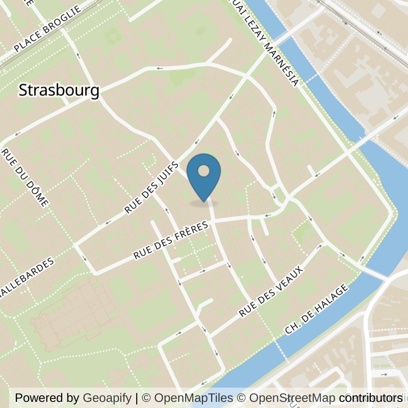 Map: location of Keepcool Strasbourg Cathédrale in Strasbourg