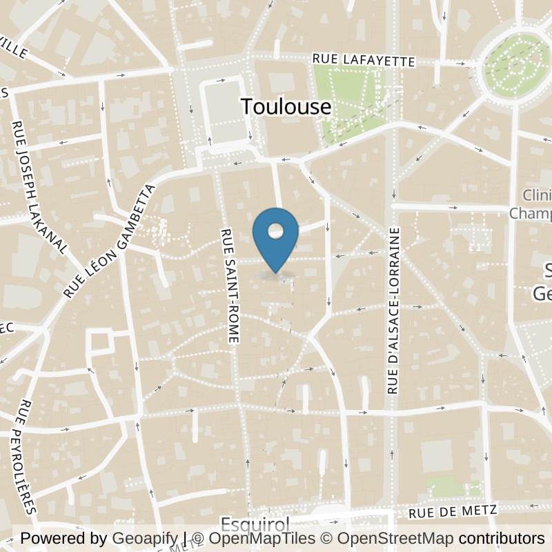 Map: location of Keepcool Toulouse Capitole in Toulouse