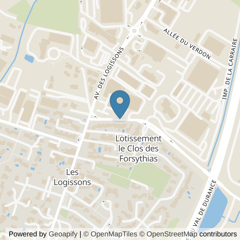 Map: location of Keepcool Venelles in Aix en Provence
