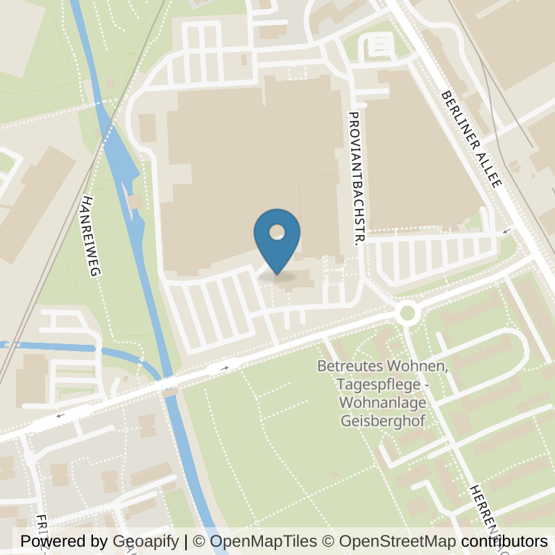 Map: location of Kieser Training Augsburg-Reichenberger-Str-57-1-3 in Augsburg