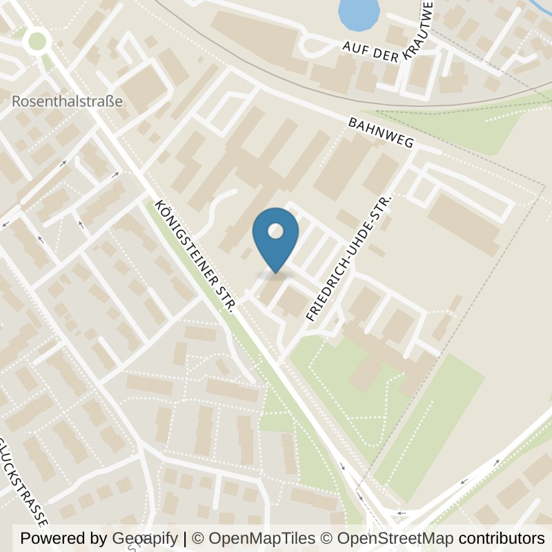 Map: location of Kieser Bad Soden am Taunus in Bad Soden am Taunus