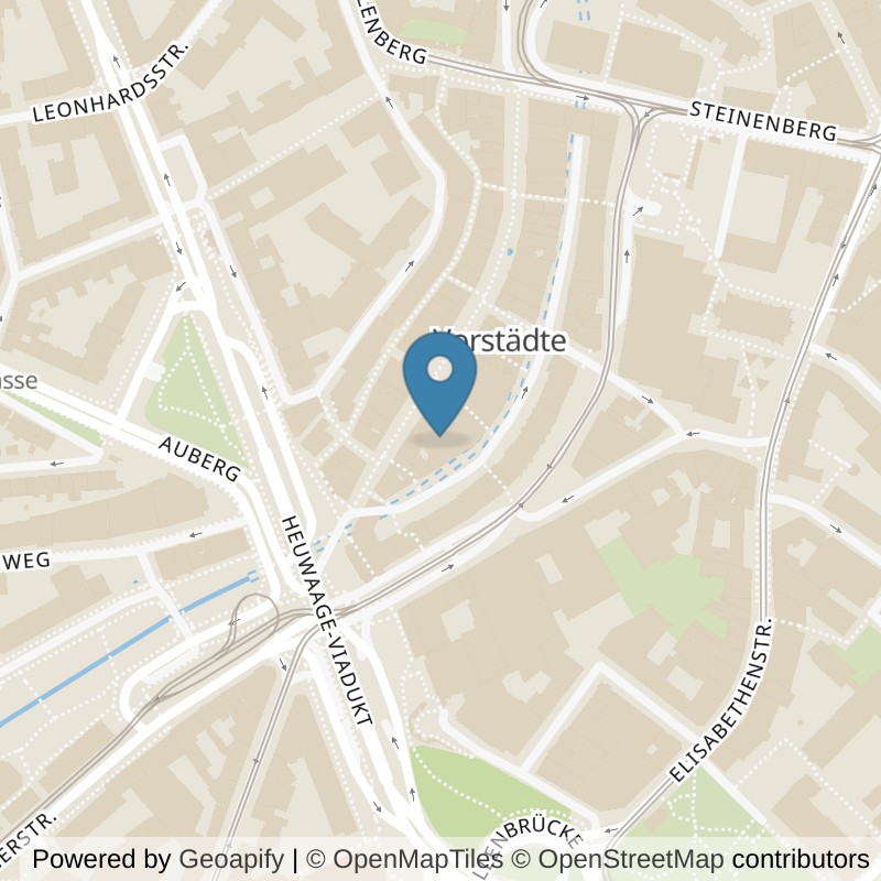 Map: location of Kieser Training Basel Steinenvorstadt in Basel