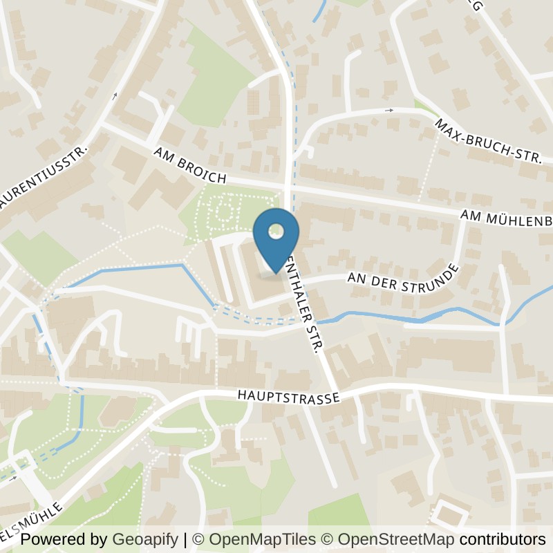 Map: location of Kieser Training Bergisch-Gladbach-Odenthaler-Str-19 in Bergisch Gladbach