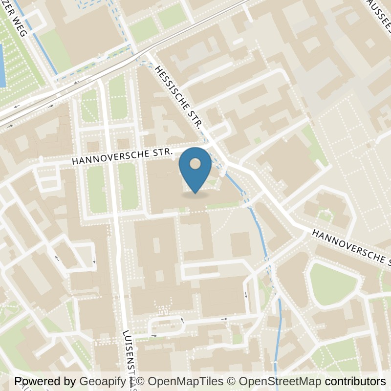 Map: location of Kieser Training Berlin-Mitte in Berlin