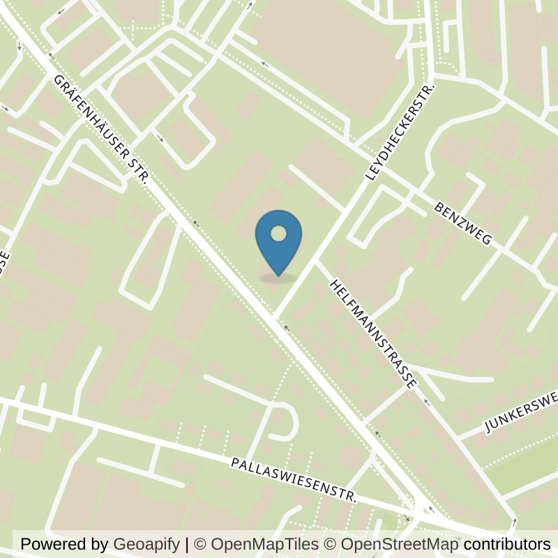 Map: location of Kieser Training Darmstadt-Gräfenhäuser-Str-67 in Darmstadt
