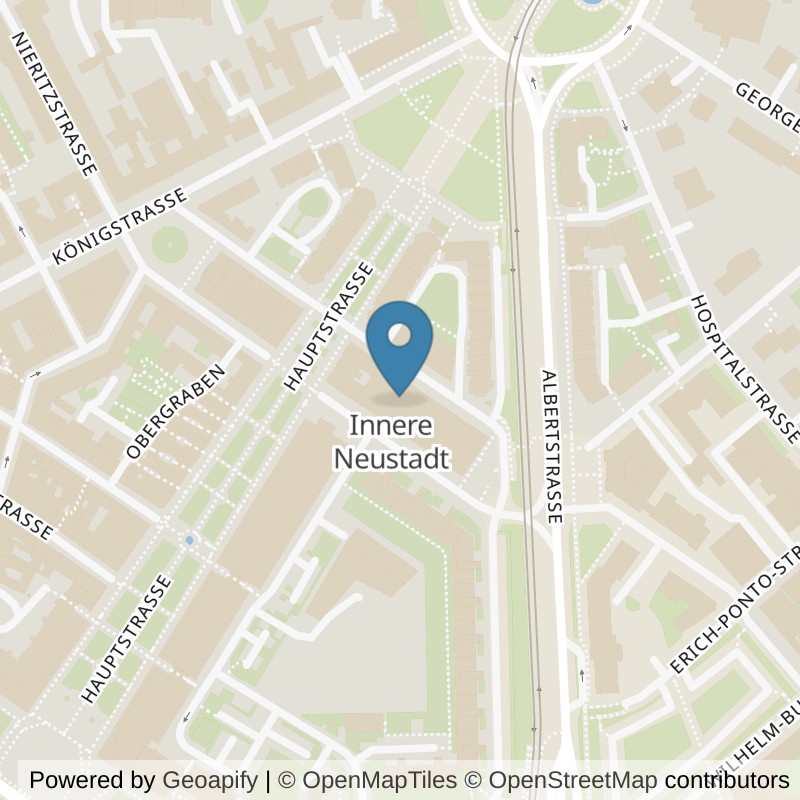 Map: location of Kieser Training Dresden-Neustadt in Dresden