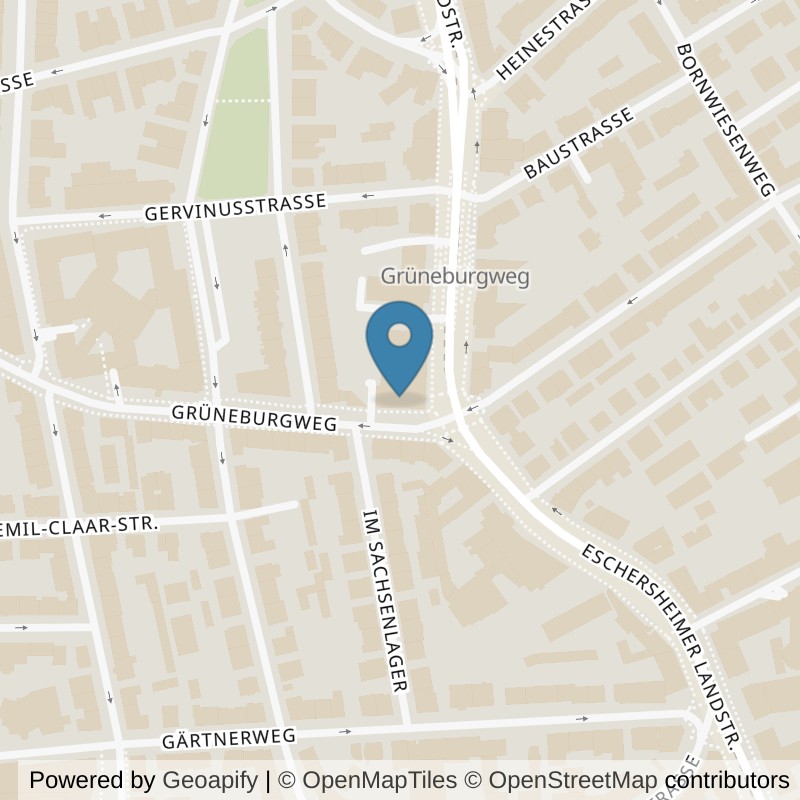 Map: location of Kieser Training Frankfurt-Am-Main-Grüneburgweg-2 in Frankfurt am Main