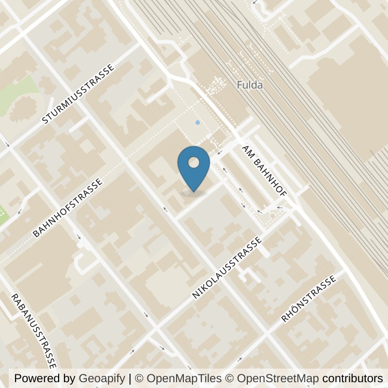 Map: location of Kieser Fulda in Fulda