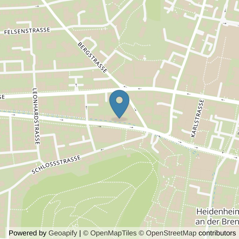 Map: location of Kieser Heidenheim in Heidenheim