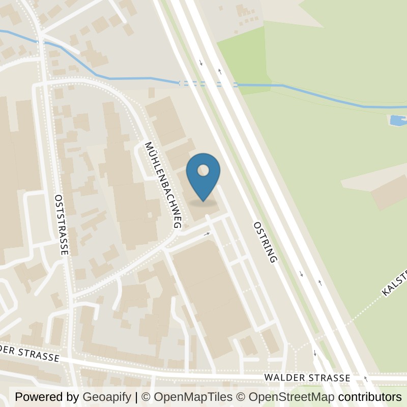 Map: location of Kieser Hilden in Hilden