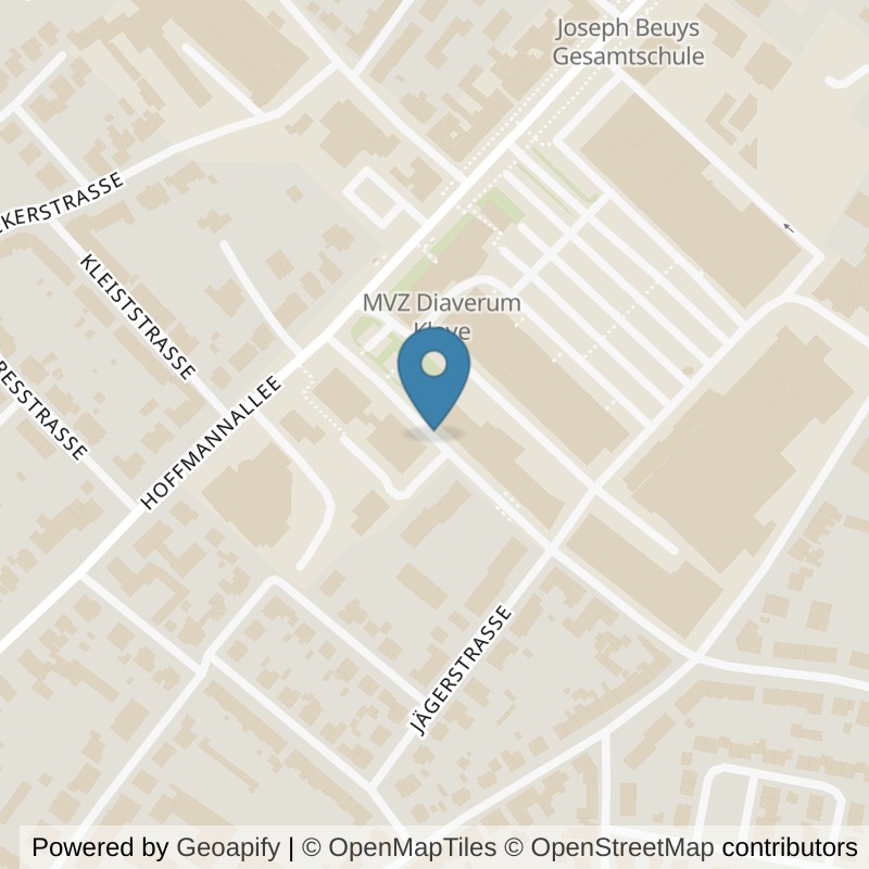 Map: location of Kieser Kleve in Kleve