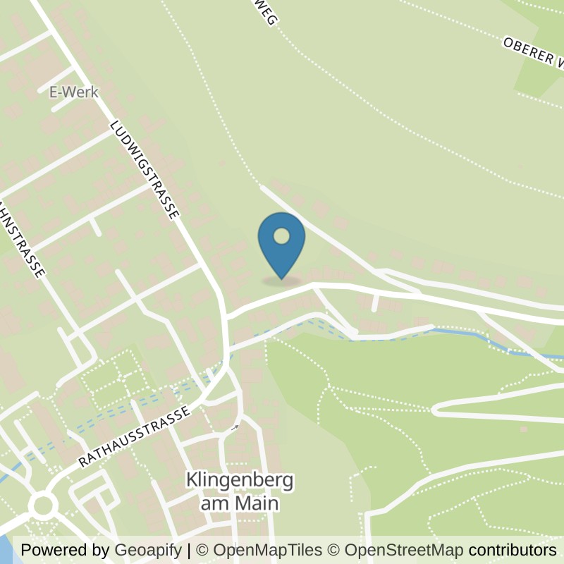 Map: location of Kieser Klingenberg in Klingenberg am Main