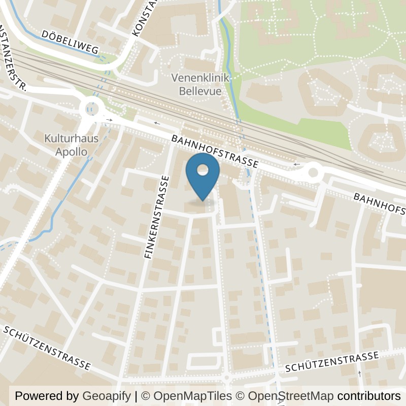 Map: location of Kieser Training Kreuzlingen in Kreuzlingen