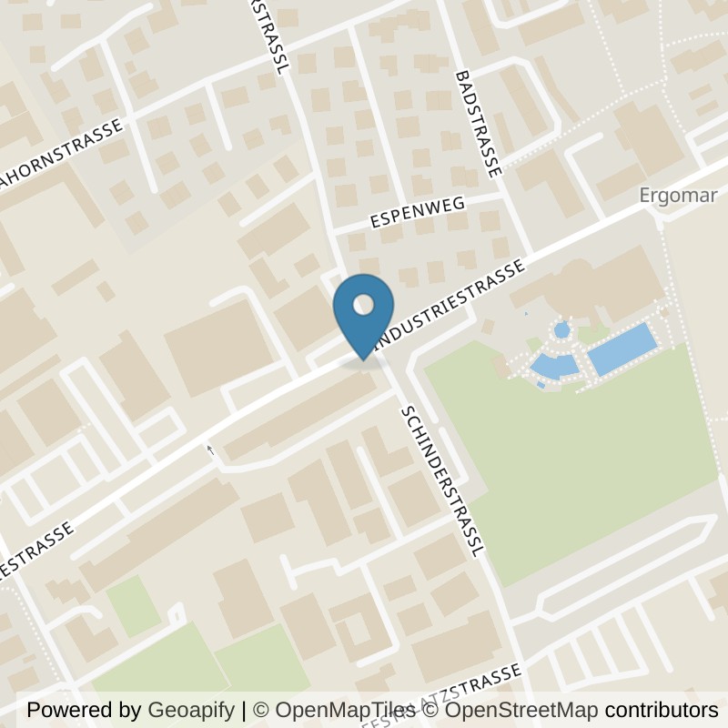 Map: location of Kieser Landshut in Ergolding