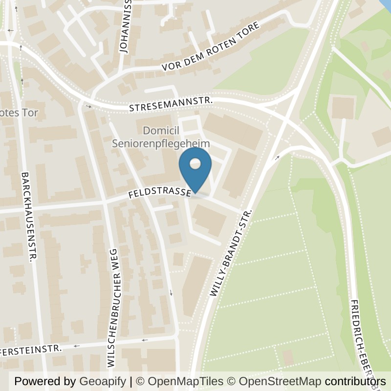 Map: location of Kieser Lüneburg in Lüneburg