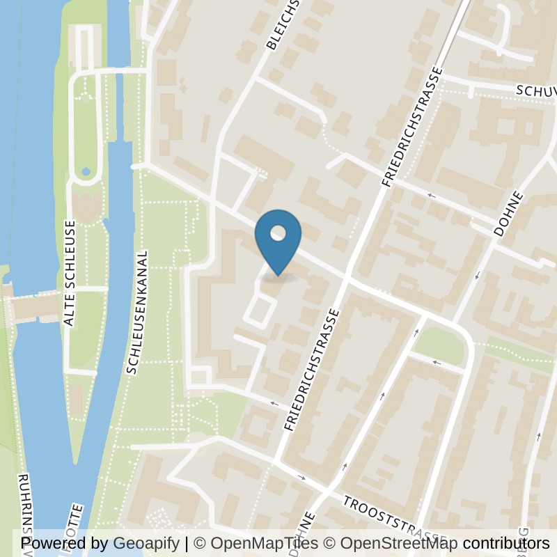 Map: location of Kieser Training Mülheim-An-Der-Ruhr-Wilhelmstrasse-20 in Mülheim an der Ruhr