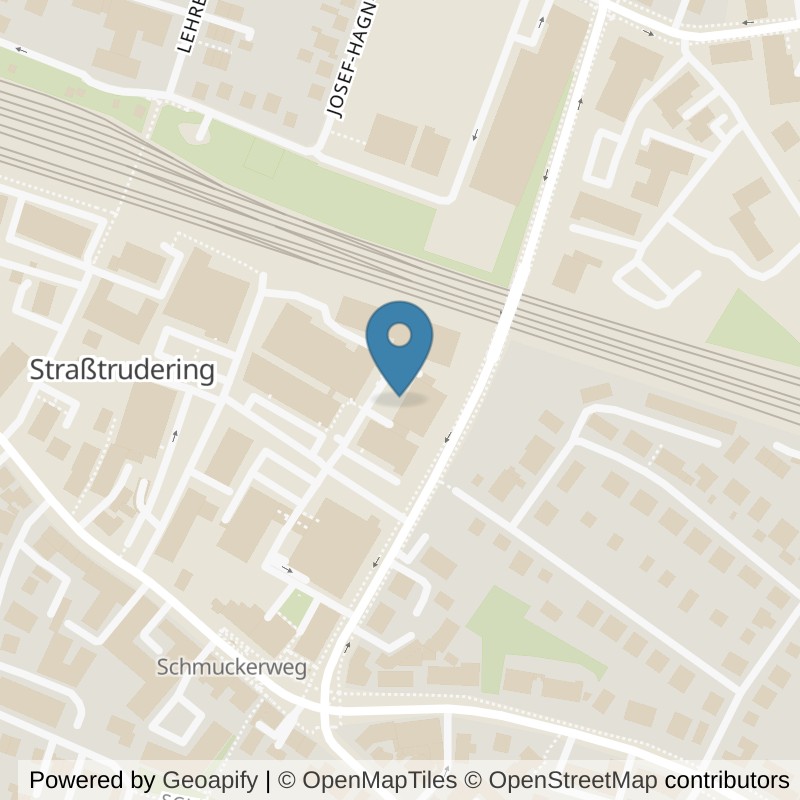 Map: location of Kieser Training München-Bognerhofweg-12 in München